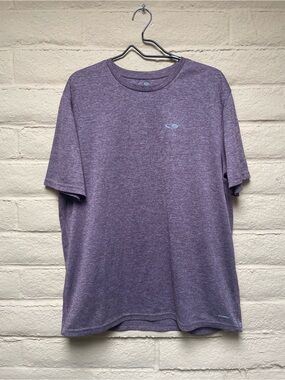 Champion Men's Heather Purple Short Sleeve Tee